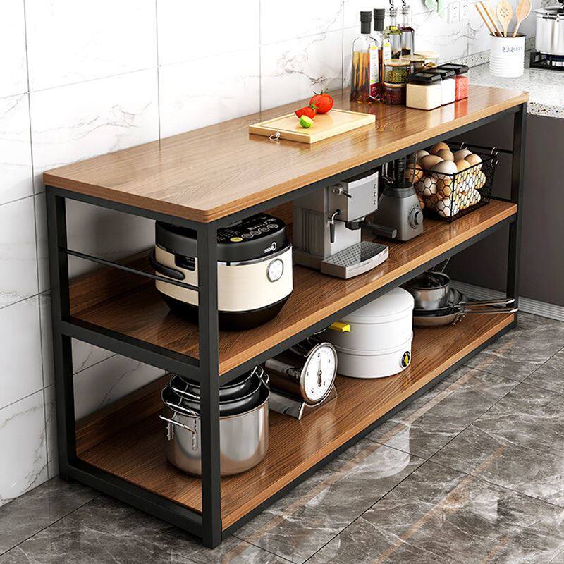 厨房置物架落地多层整体橱柜收纳柜家用备餐专用桌子多功能柜子收,厨房/烹饪用具,微波炉置物架,淘宝优惠券,粉丝福利购,淘宝优惠卷