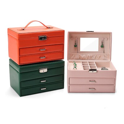 旅行便携手表包翻盖式腕手收纳手表盒机械表防护防尘名表皮质表包