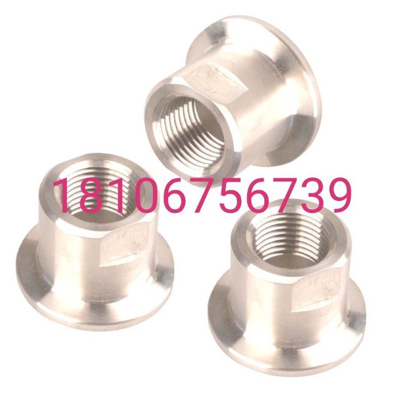 kf真空内丝304不锈钢卡盘内螺纹真空法兰内牙转接头KF16/25/40/50