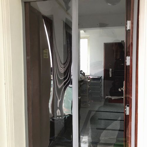 免打孔自吸磁吸门帘塑料透明pvAc对吸空调隔断帘防风防尘保暖商用