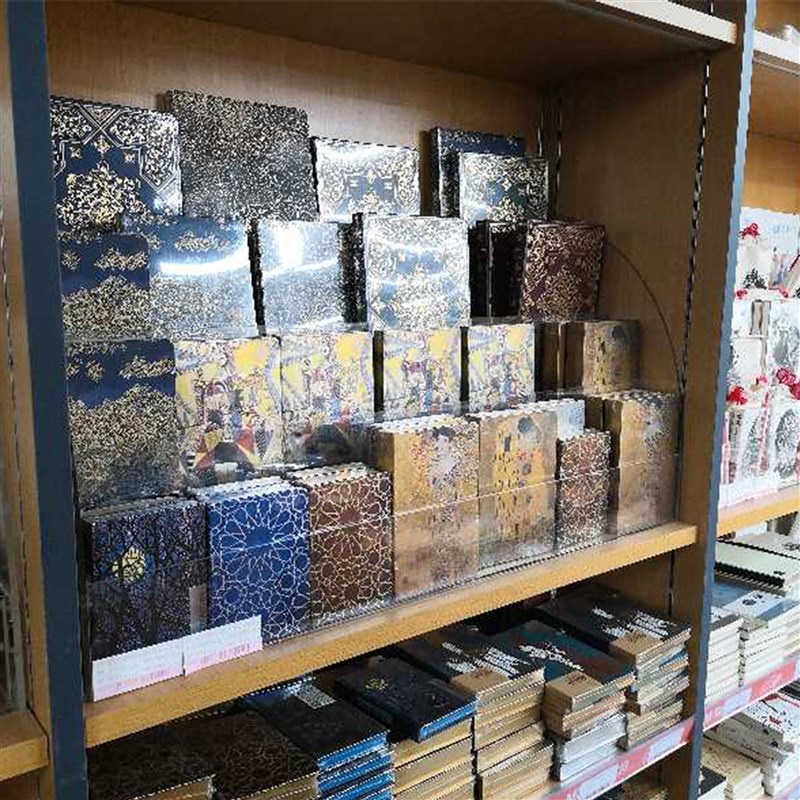 亚克力本册架笔架多功能收纳展示陈列架超市文具店透明阶梯置物架