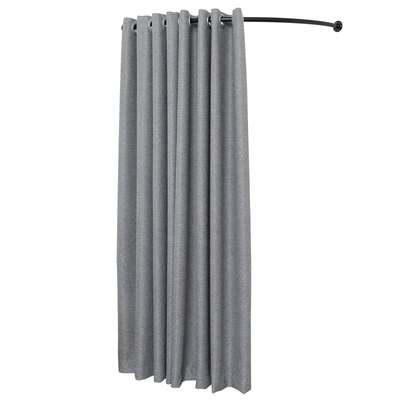 试衣间门帘定制u型服装店男女更衣室2021新款加厚布艺遮挡隔断帘