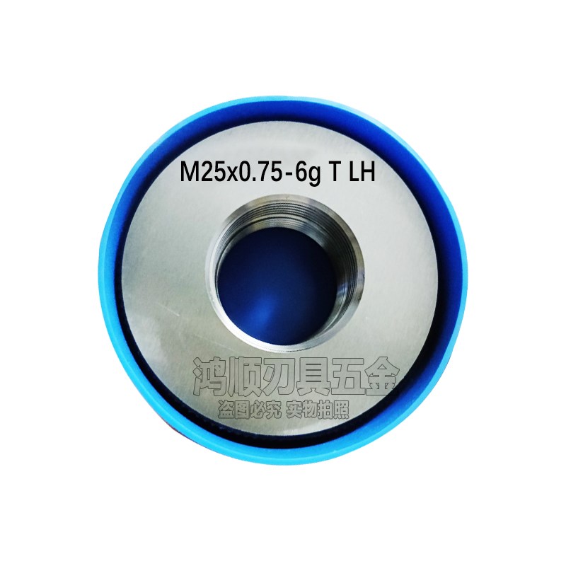 左牙环规M14M15M16M18M17M20X1X1.5X0.75X2.5反牙螺纹通止规 量规