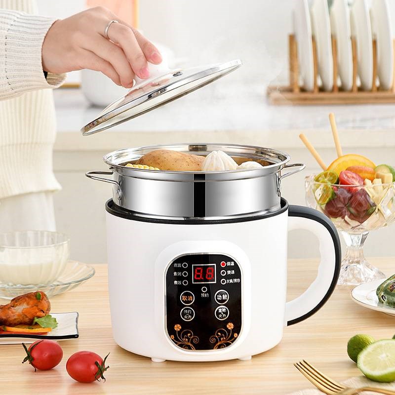 多功能电煮锅蒸煮一体式不粘锅家用宿舍电火锅小家电