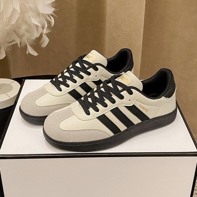 黄色德训鞋夏天鞋子男鞋增高情侣 休闲板鞋男款2025新款运动鞋女