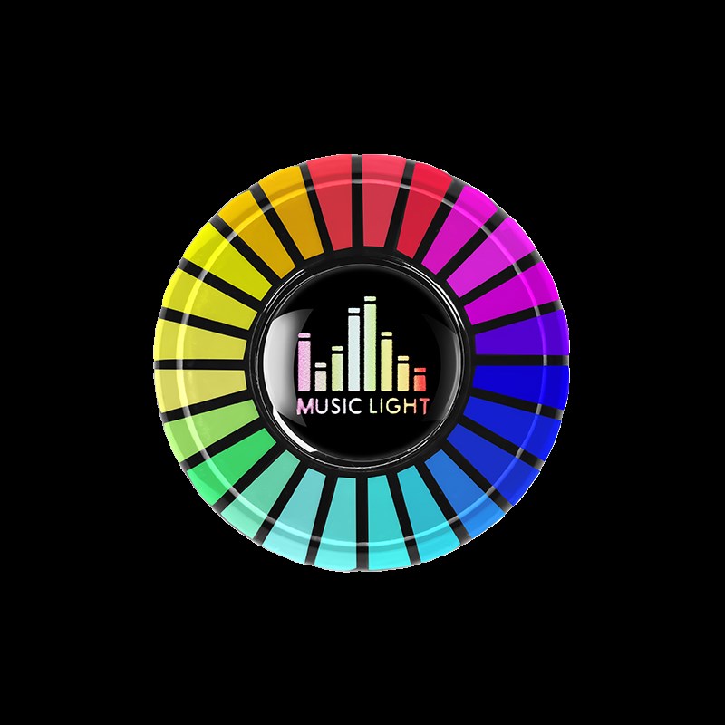 汽车车内氛围灯磁吸改装免接线车载出风口气氛音乐节奏声控拾音灯