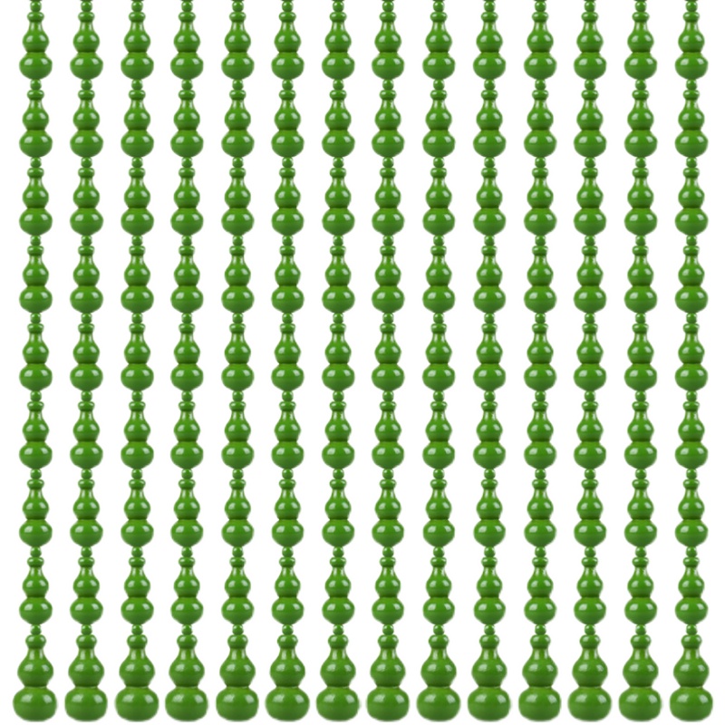 绿色全桃木门帘葫芦珠帘隔断帘客厅卧室过道挂帘装饰卫生间免打孔