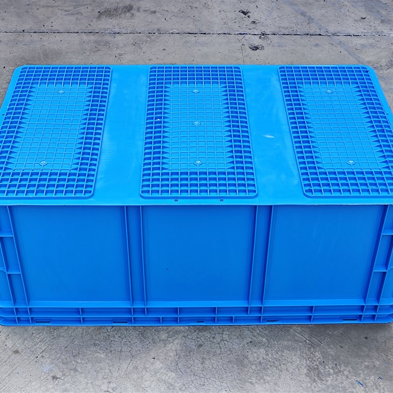 EU61040长方形加厚周转箱塑料胶框汽配箱1000*600*400物流箱