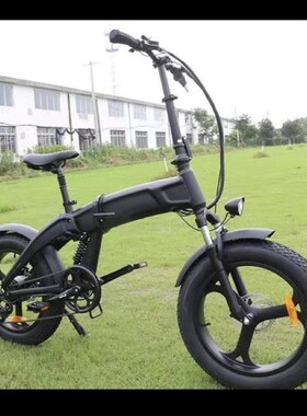 折叠电动自行车20寸雪地车u48v锂电池助力车电车便携车成人代步车