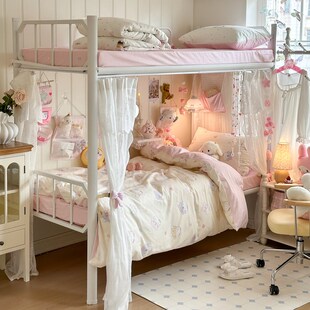 大学生150x200cm全棉纯棉三套件学生宿舍上下铺床单单人床上用品