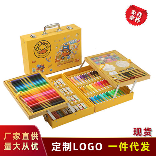 儿童画画工具g套装画笔礼盒水彩笔小学生美术绘画学习生日女孩礼