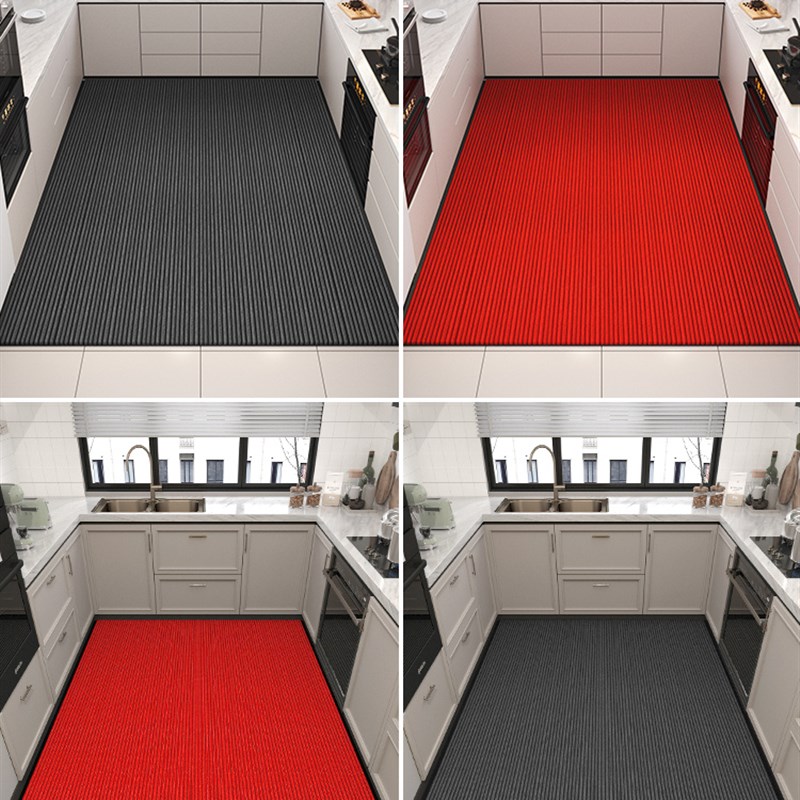 厨房地垫防滑防油可擦免洗脚垫专用吸水吸油防水防脏垫子整铺地毯