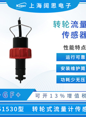 GF流量计P51530/Signet 2536转轮式流量计传感器流量测量仪器探头