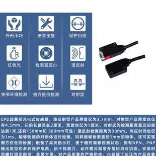形光電式 CHANKO 傳感器 對射1m TRP1MN1 長江 CPD