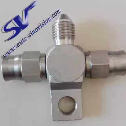 改装配件三通接头 AN3不锈钢刹车钢喉 刹车油管三通快速接头