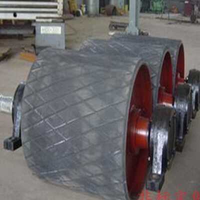 洗煤矿输送电动滚筒 包胶主动滚筒 油冷油浸式滚筒-TDY75型