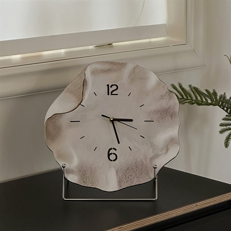 中古座钟客厅f家用钟表简约静音挂钟台式现代时钟创意台钟桌面摆