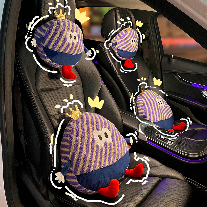 汽车头枕护腰车用i护颈枕2023新款原创车内靠枕车座椅颈部枕头一