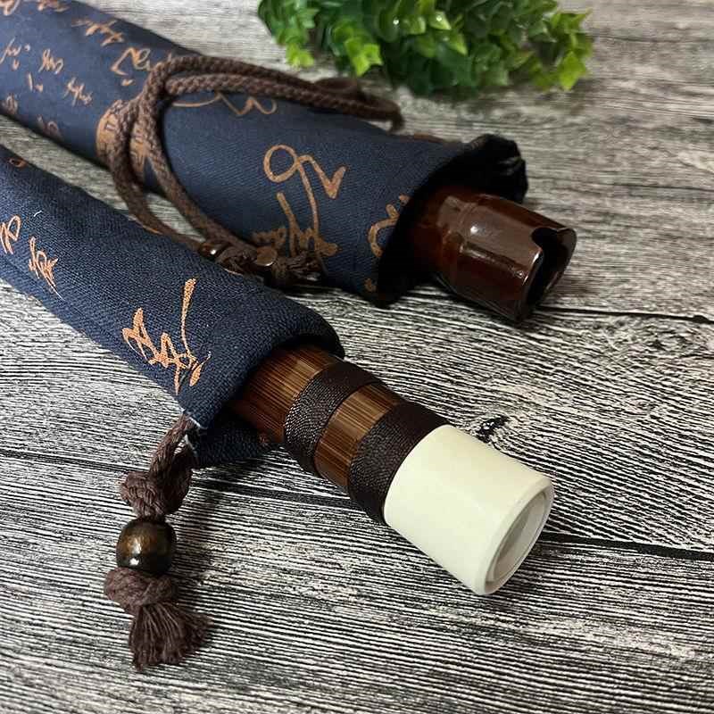 袋子笛子笛箫套收m纳竹笛洞箫南箫保护袋90厘米乐器复古