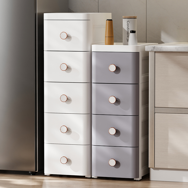 20/25/37icm夹缝收纳柜多层窄边卫生间储物柜抽屉式厨房缝隙置物