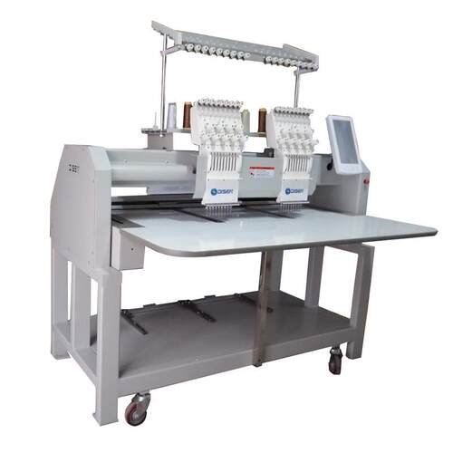 双头全自动电脑绣花机 帽绣机厂家 embroidery machine for sale