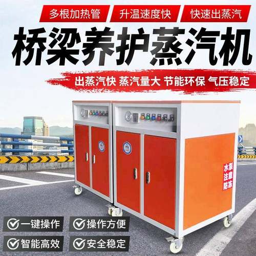 电加热蒸汽发生器 桥梁蒸汽养生机 48KW混凝土智能蒸汽养护系统