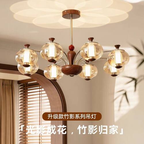 2026法式中古风客厅吊灯复古高级感大厅主灯新款灯具普赛斯吊