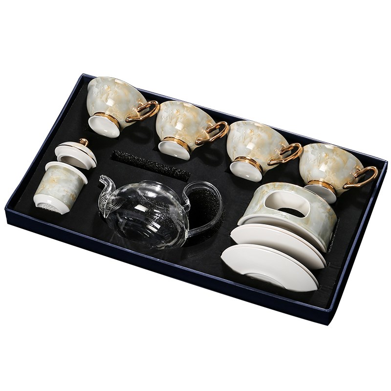 欧式花茶壶套装送闺蜜p朋友搬家礼物乔迁新居礼品英式下午茶具高