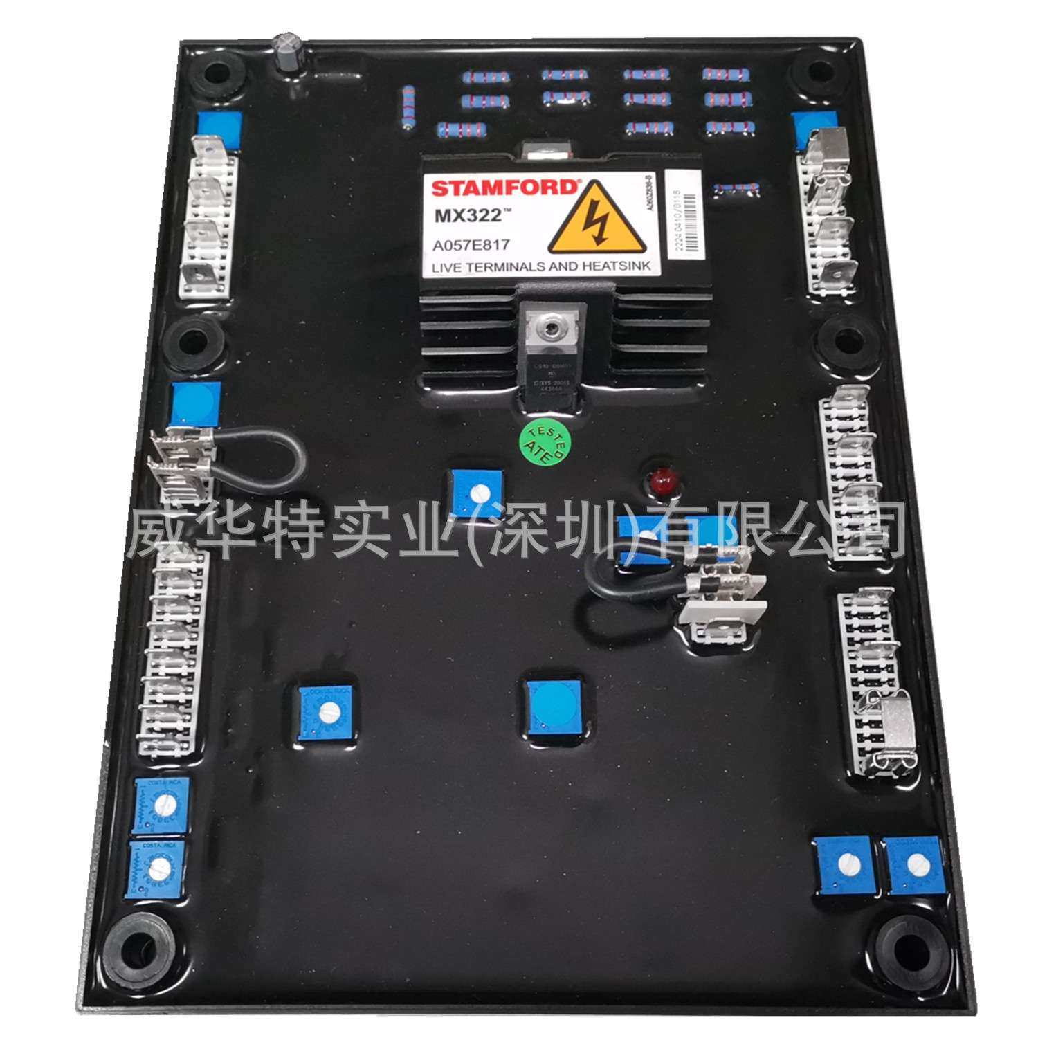 MX322斯坦福STAMFORD发电机励磁电压调节器AVR调压板A057E817原装