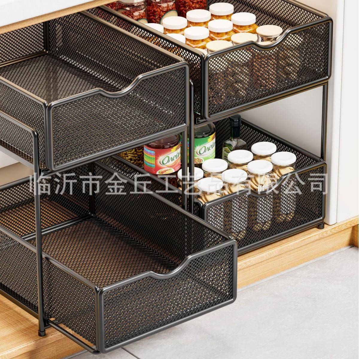 器房抽拉式置架橱柜内分层架物各种神大全双层下AL101454水槽柜收