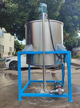 3料04不锈钢体搅拌罐胶水液树HKB脂混合大型化工配搅桶拌机