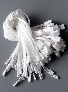 高档单插现丝带吊粒单边丝带牌吊货吊FXC牌绳一次性手穿绳带丝吊