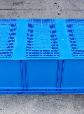 61400塑料周转箱1000*600*400蓝色物流箱汽配厂包X装箱包材辅材