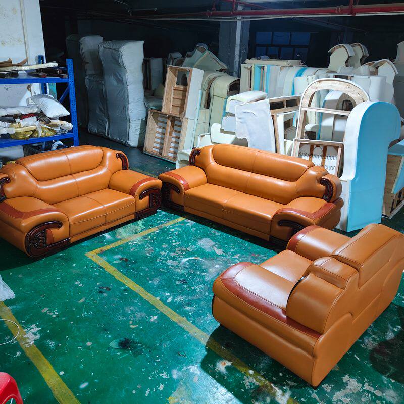 进口头层牛皮欧式真皮沙发组合123大小户型客厅别墅酒店皮艺家具