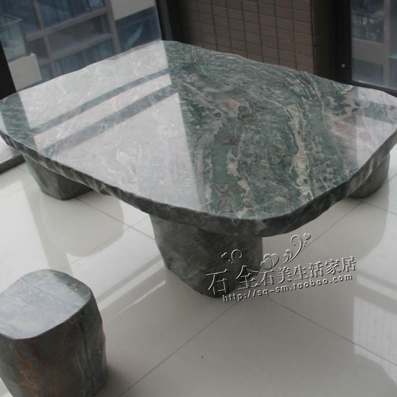 自然石YSS桌石华凳内庭石院园林户外花园圆桌安玉九龙壁雕雕室花