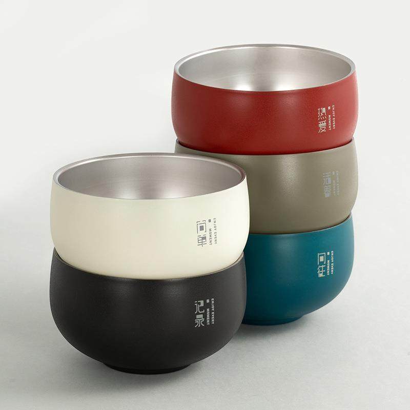 意316锈钢碗防摔隔F96J6TS5热碗家创用不具儿餐童吃饭碗个人