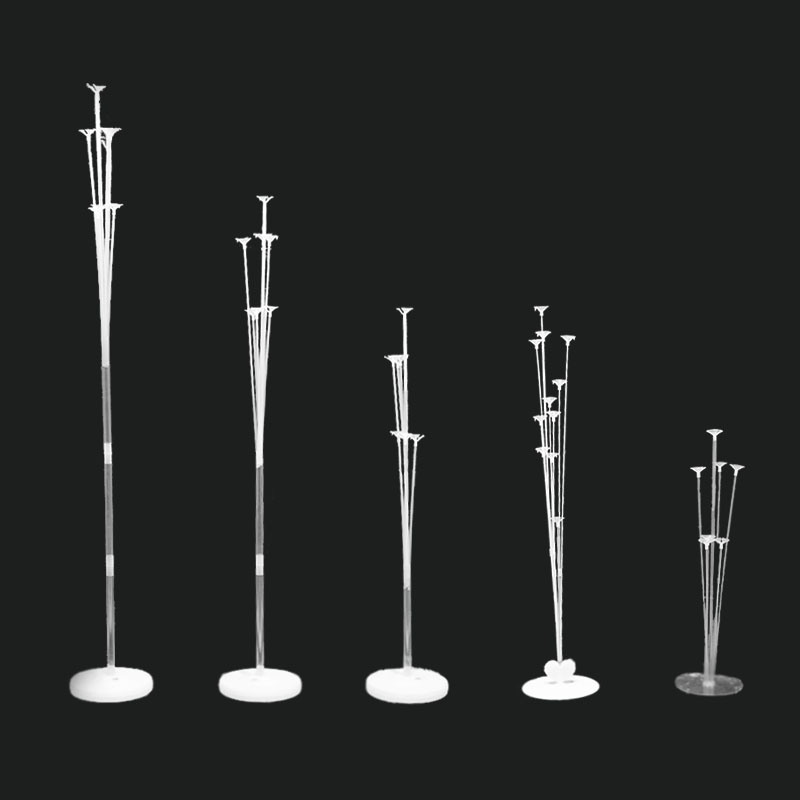 桌飘支架b透明托杆汽球底座支撑架装饰架子道具地飘立柱路引气球