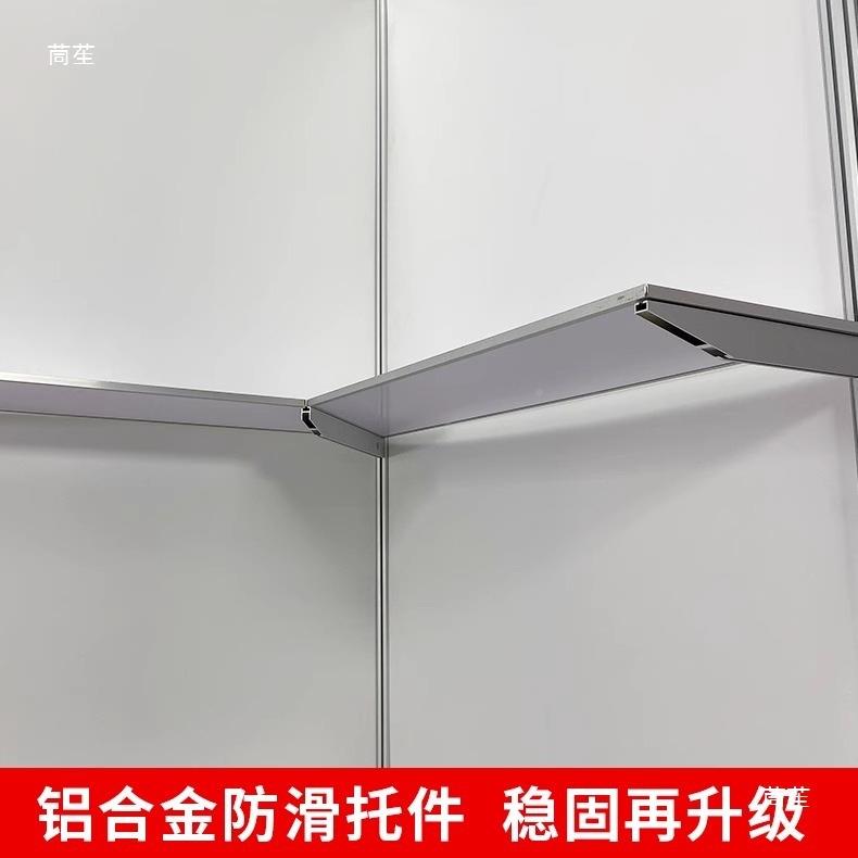 广交JZE会展标准览位托架支架层板隔八棱柱3X3标摊布展板展托架层