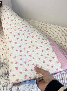 代莫尔天丝床盖微凉感柔炕软加厚床单53454215榻榻米盖滑床垫可铺