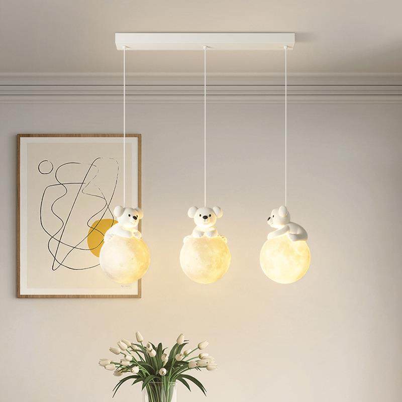 全光谱红奶油风考拉卧室床头小吊灯玄关770阳儿童眼台房氛围护网,家装灯饰光源,智能吊灯,淘宝优惠券,粉丝福利购,淘宝优惠卷