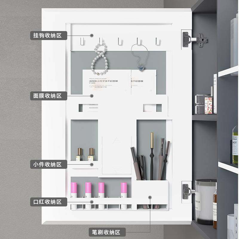 浴室柜陶瓷一体盆防潮不锈钢洗手台一体柜卫生间洗漱台智能