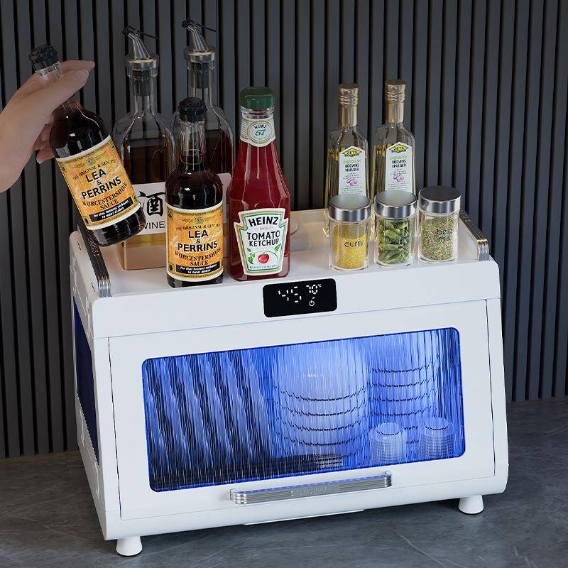 用置沥水烘干碗架碗筷具收纳厨房物磁吸消餐毒碗家柜餐具柜沥8826