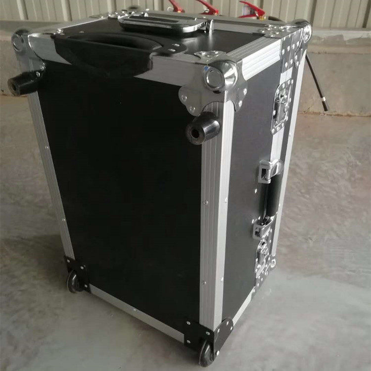 24寸黑色铝合金摄影器材拉杆箱仪器设备收纳箱耐用便携工具箱