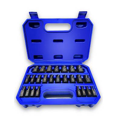 断丝螺丝塑取器套装25PCS母取出器盒装破出损残缺断丝287取螺出器