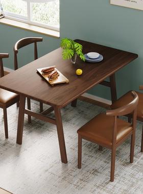 餐椅久桌舒服商餐椅家TYT26餐用凳子靠坐背出租房用仿实木牛角椅饭店之满