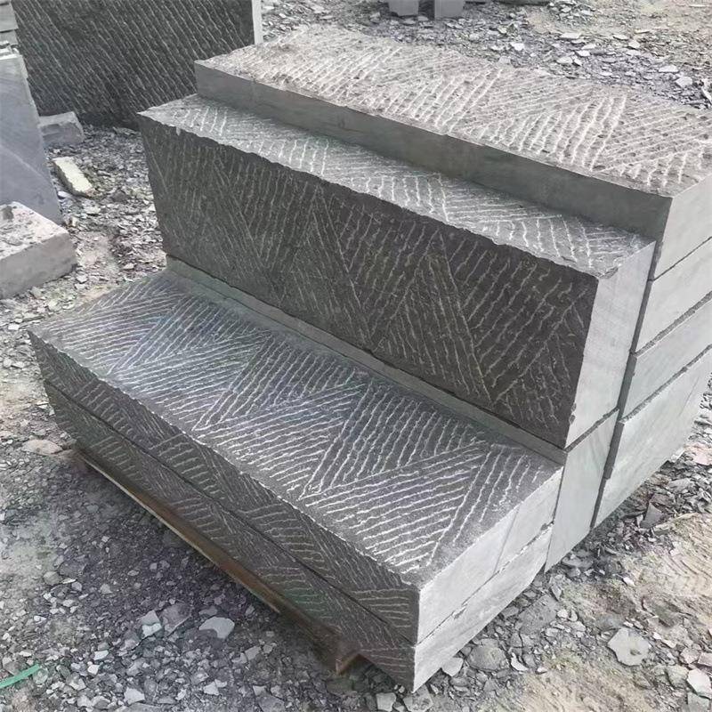天然青石板庭院658室古外则院子仿地广砖户外场石材不规台阶踏步