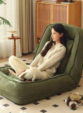 人类PZP狗窝可躺可卧折叠发床阳台单室人榻榻米休沙闲躺椅懒人睡