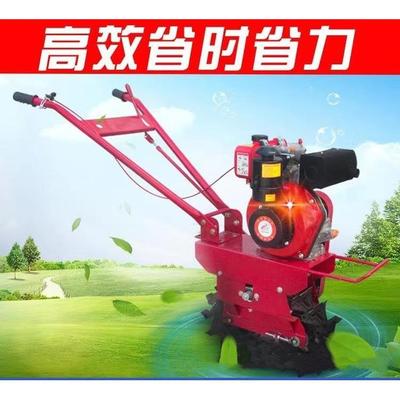 扶式柴油大马手耕地翻地力机独轮链轨式小型履RTK微带耕机多功能