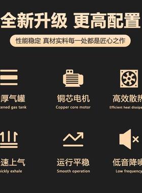 空级压机工业大功率打气泵7.5K0WBVL38V空气0压缩机22V气泵