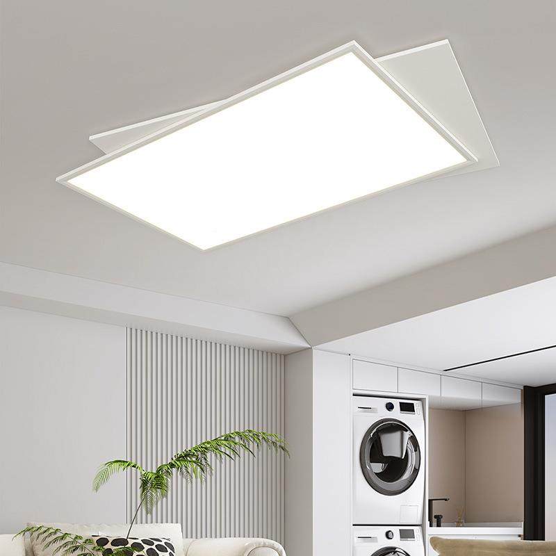 顶客厅吸灯简现代设计师个约性几何164灯立体发光面超薄护眼大厅